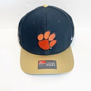 Nike Clemson 2016 National Champions Snapback Hat Navy & Gold Adjustable
